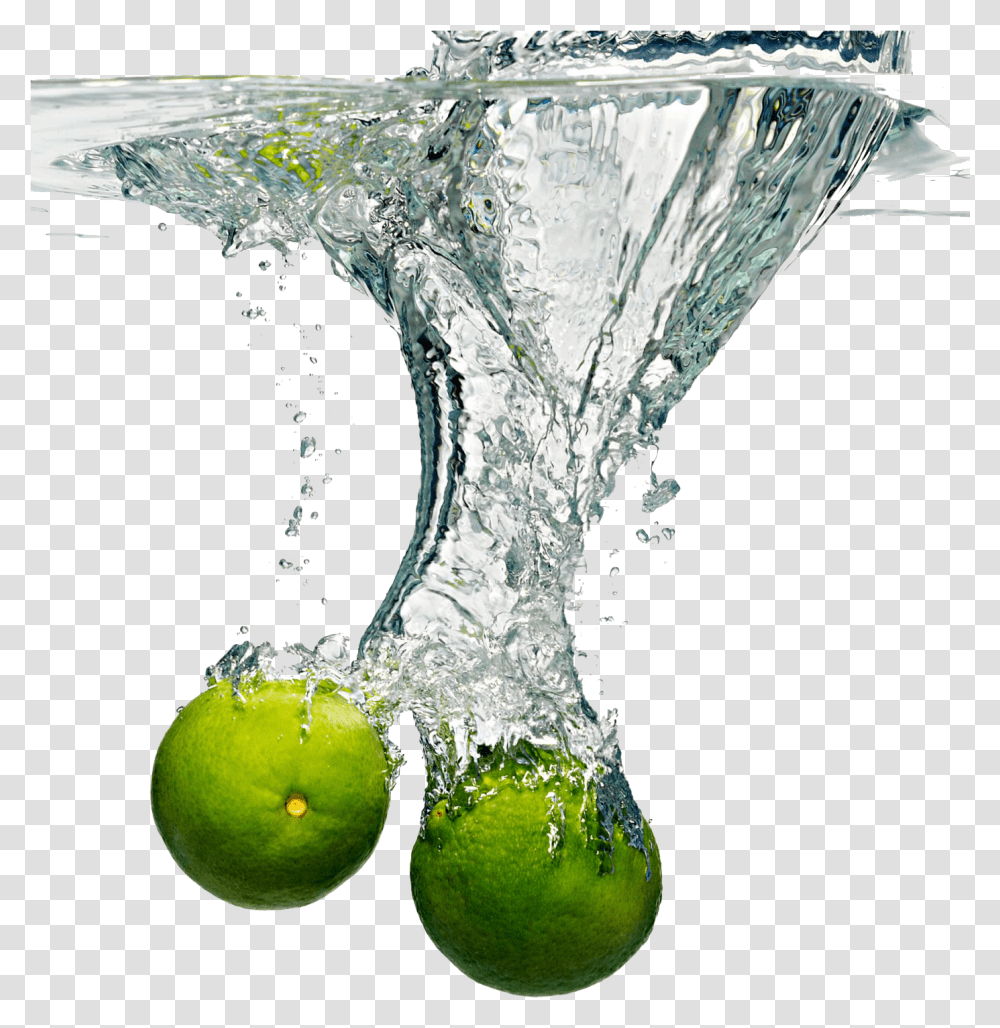 Download Fruit Water Splash Clipart Fox Fruit Splash Background, Lime, Citrus Fruit, Plant, Food Transparent Png