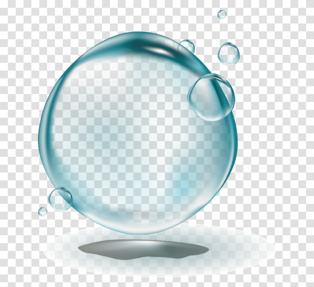 Download Ftestickers Water Bubble Circle Shadoweffect Full Water Bubble Icon Background, Sphere, Helmet, Clothing, Apparel Transparent Png