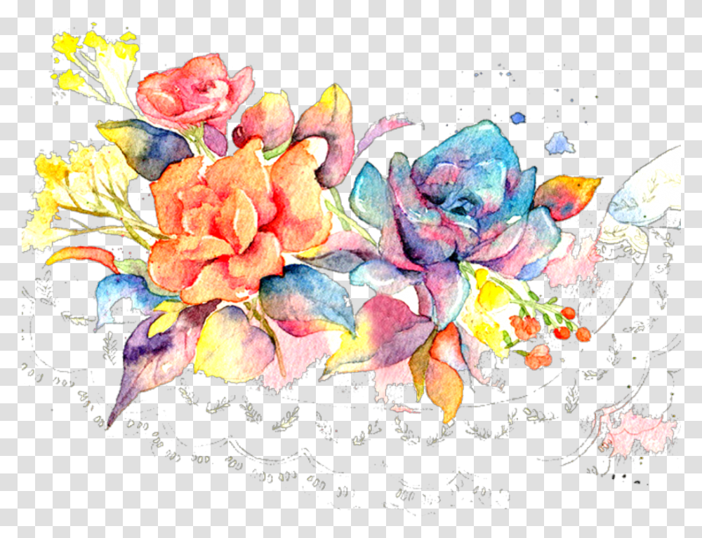 Download Ftestickers Watercolor Succulent Succulents Watercolor Painting, Graphics, Art, Floral Design, Pattern Transparent Png