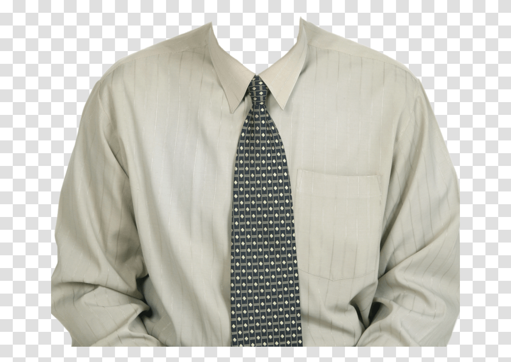 Download Full Length Dress Shirt With Tie Image For Free Shirt With Tie, Accessories, Accessory, Clothing, Apparel Transparent Png