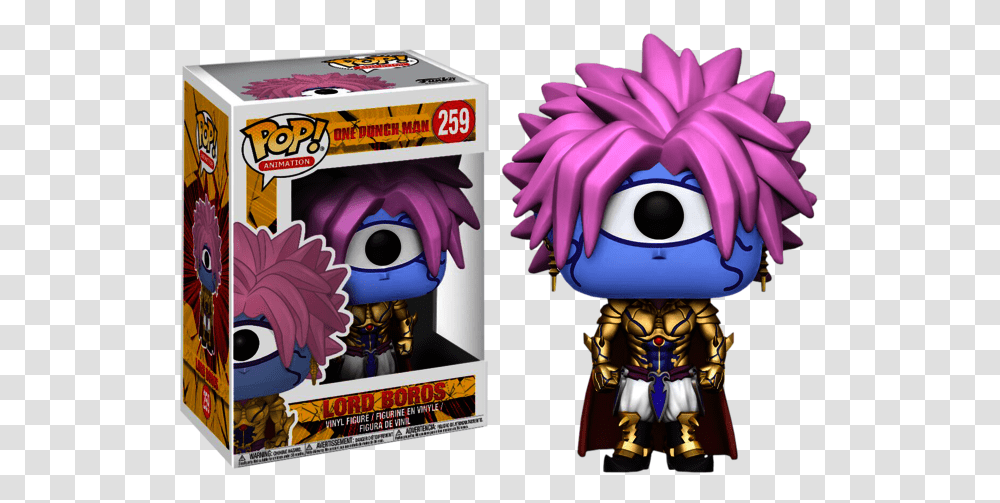 Download Funko Pop Anime One Punch Man Lord Boros Funko One Punch Man Lord Boros Funko Pop, Toy, Comics, Book, Mascot Transparent Png