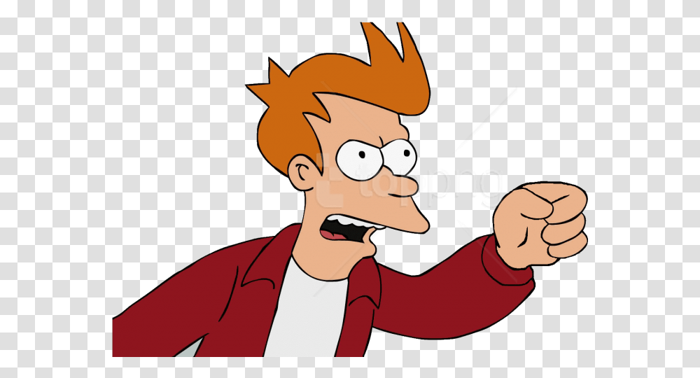 Download Futurama Fry Clipart Photo Shut Up And Take My Money, Person, Human, Face, Hand Transparent Png