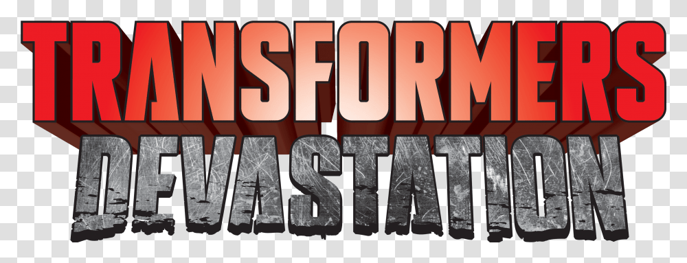 Download Game Logo Transformers Devastation Logo, Word, Alphabet, Text, Brick Transparent Png