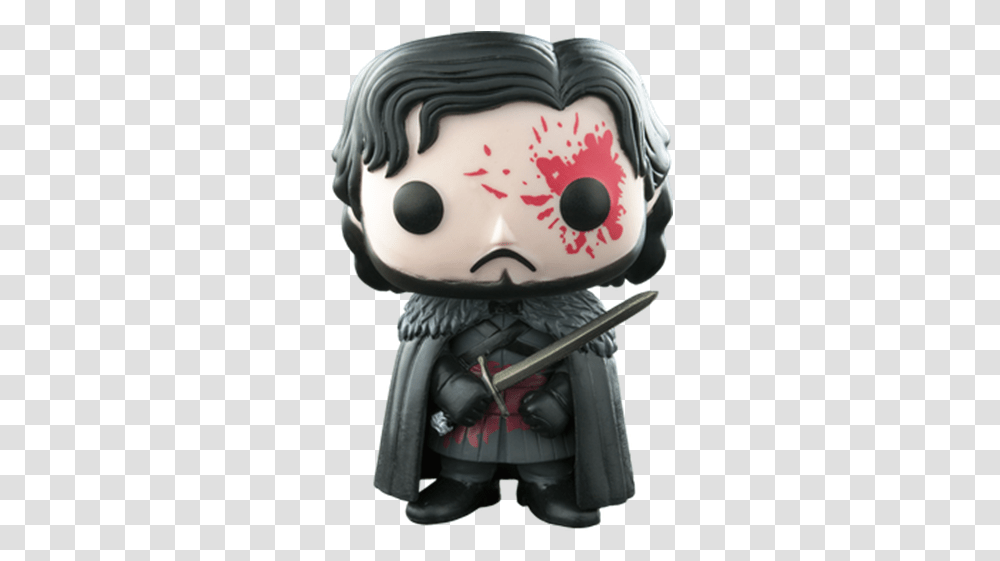 Download Game Of Thrones Jon Snow Icon Bloody Jon Snow Pop, Toy, Figurine, Doll, Sweets Transparent Png
