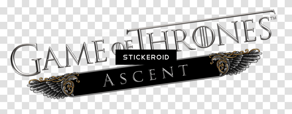 Download Game Of Thrones Logo Game Of Thrones Image Game Of Thrones, Text, Alphabet, Word, Art Transparent Png