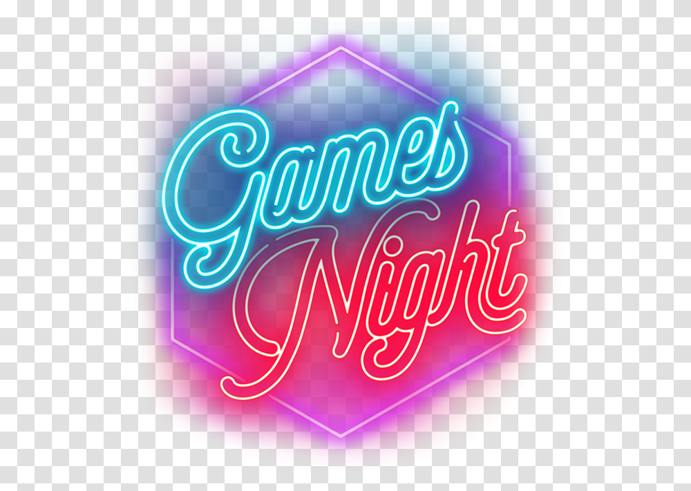Download Games Night Image With No Game Night Logo, Neon, Light, Helmet, Clothing Transparent Png