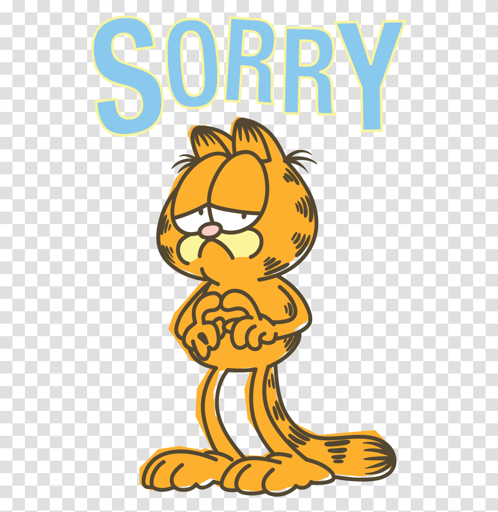 Download Garfield Line Messaging Sticker Garfield Line Snapchat Stickers Funny One, Animal, Poster, Advertisement, Mammal Transparent Png