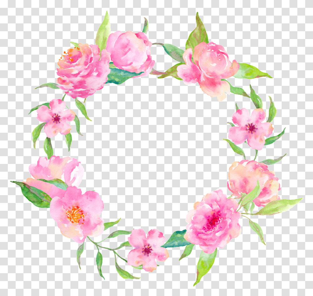 Download Garland Flower Image With No Bouquet, Plant, Blossom, Pattern, Graphics Transparent Png