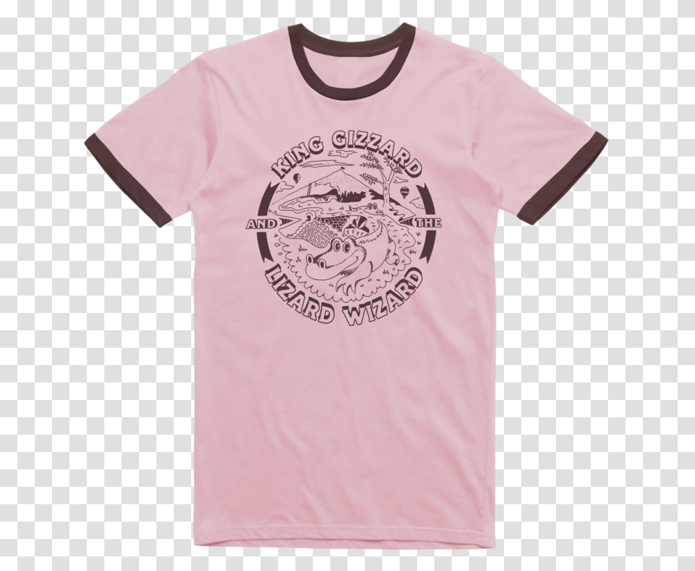 Download Gator Pink Ringer T New Mexico United Uniforms, Clothing, Apparel, T-Shirt Transparent Png