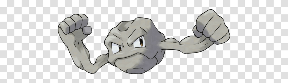 Download Geodude Pokemon Rock With Arms, Art, Plant, Mask Transparent Png