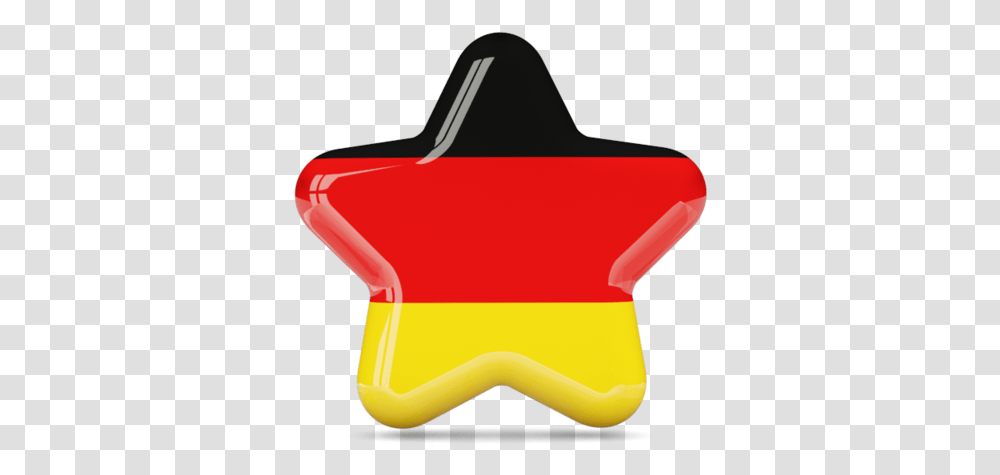 Download Germany Flag In A Star Full Size Image Pngkit German Flag Star, First Aid, Star Symbol, Text, Rubber Eraser Transparent Png