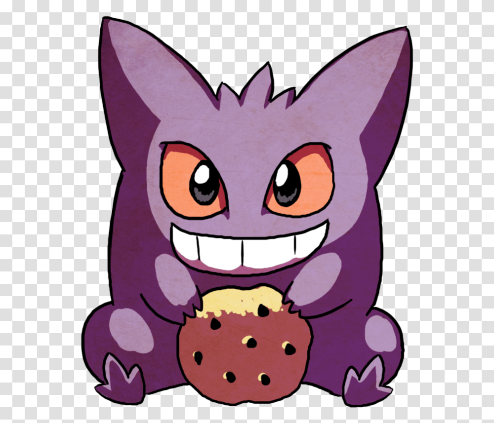 Download Ghost Pokemon Games Gengar Chibi, Animal, Art, Pac Man Transparent Png