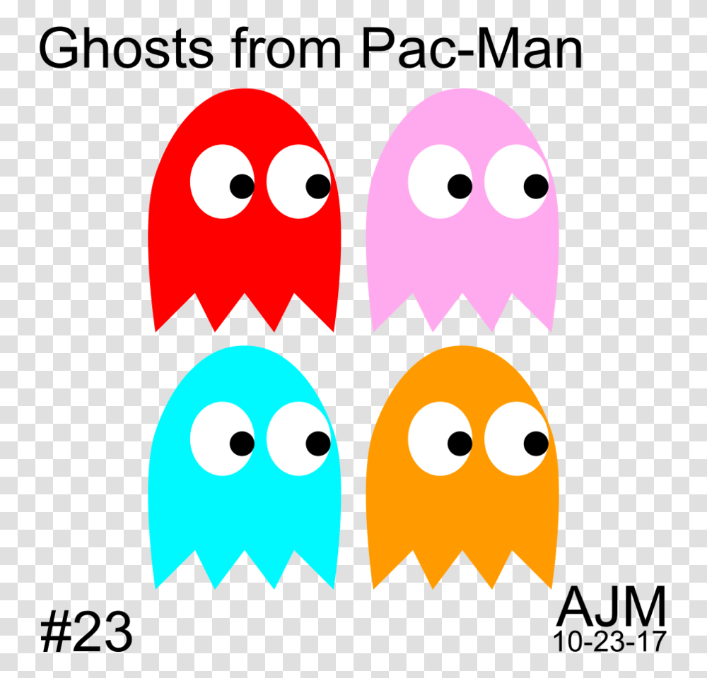 Download Ghosts Clipart Pac Man Ghost Clip Art Clipart Free Download, Peeps, Poster, Advertisement Transparent Png