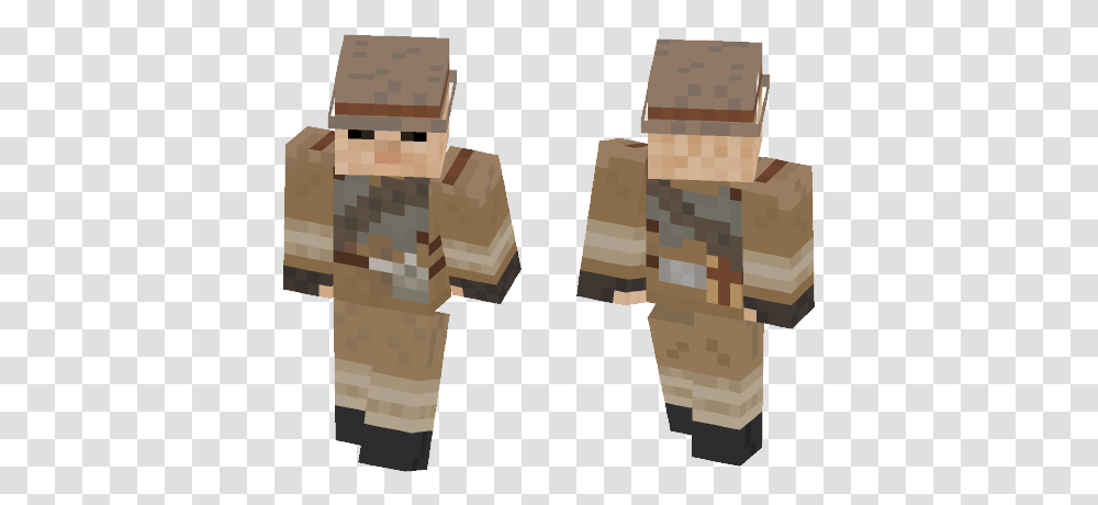 Download Ghoul Ncr Soldier Fallout New Vegas Minecraft Skin Ninja Skins For Minecraft, Cardboard, Carton, Box Transparent Png