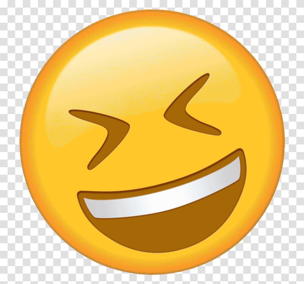 Download Gif Emoji Laughing Gif Base Laughing Emoticon Gif, Banana, Fruit, Plant, Food Transparent Png