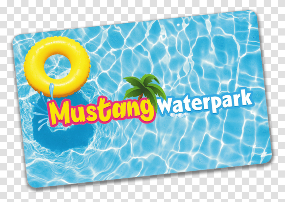 Download Gift Cards Water At Swimming Pool Image With Waterpark Membership Card, Nature, Outdoors, Sea, Label Transparent Png
