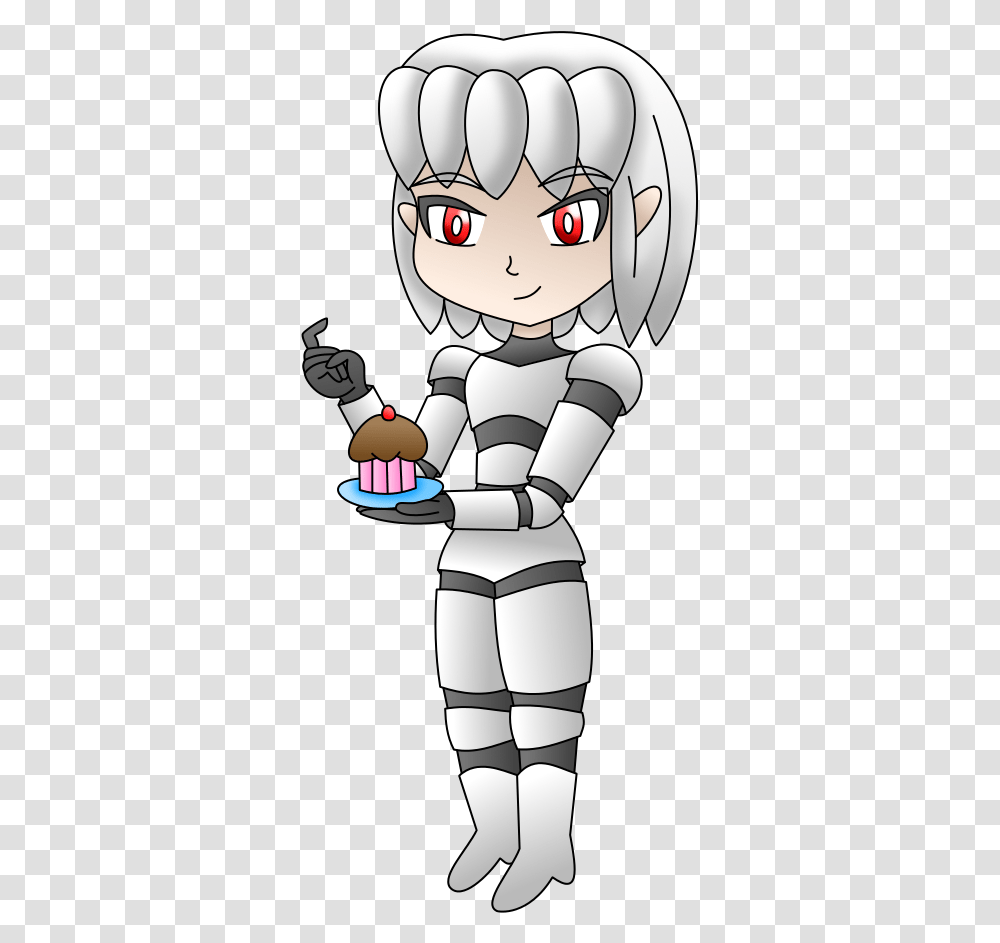 Download Gijinka Glados Cartoon, Toy, Hand, Book, Comics Transparent Png