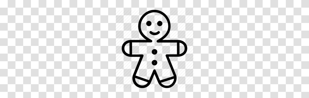 Download Gingerbread Clipart Gingerbread Man Christmas Cookie, Stencil, Logo Transparent Png