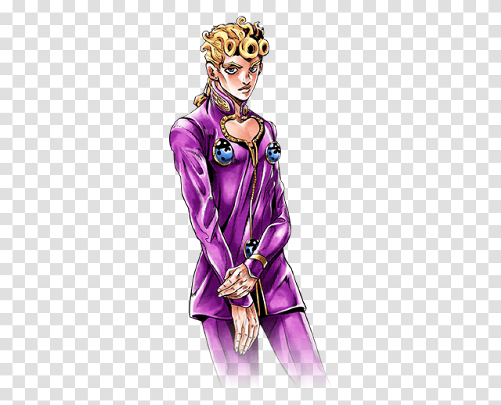 Download Giorno Giovanna Hd Doppio And Diavolo Fused, Clothing, Apparel, Person, Human Transparent Png