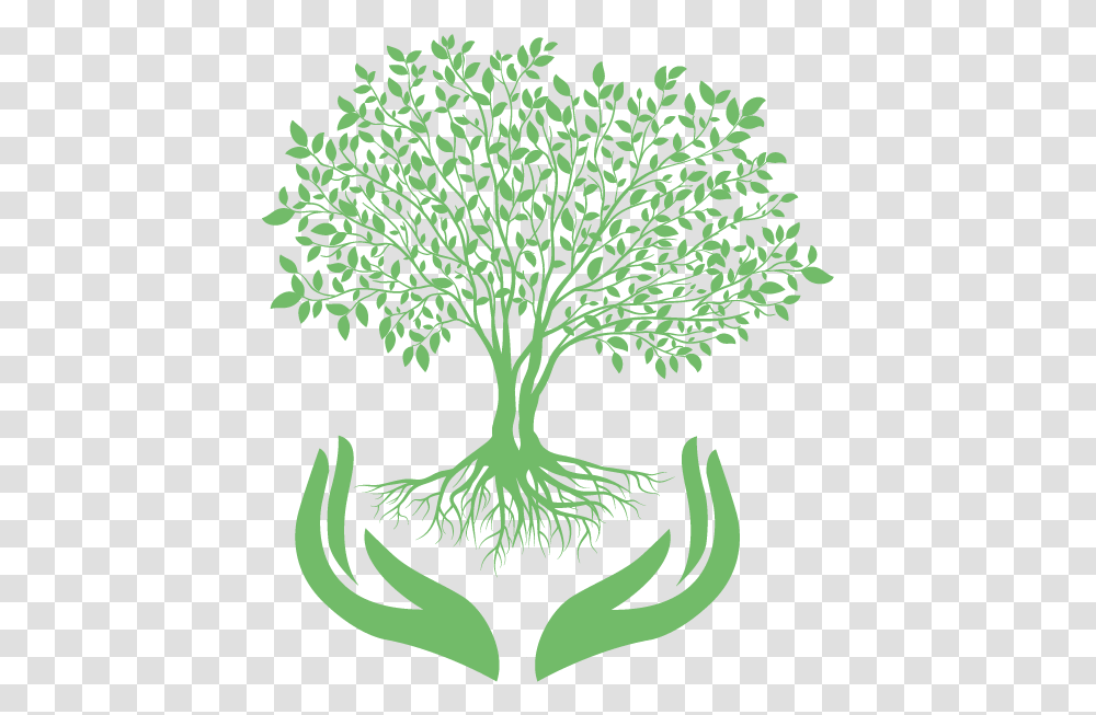 Download Giveusstrength Logo Background Tree Tree Vector, Plant, Root, Bonsai, Potted Plant Transparent Png