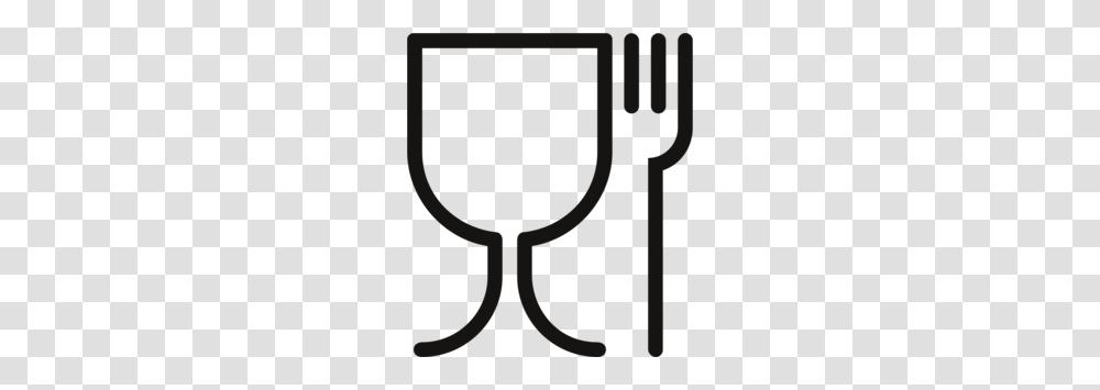 Download Glass And Fork Symbol Clipart Food Contact Materials, Cutlery, Moon, Outer Space, Night Transparent Png