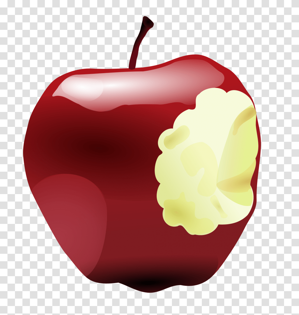 Download Glitter Clipart Apple Apple Bite Clipart, Plant, Food, Fruit, Ketchup Transparent Png
