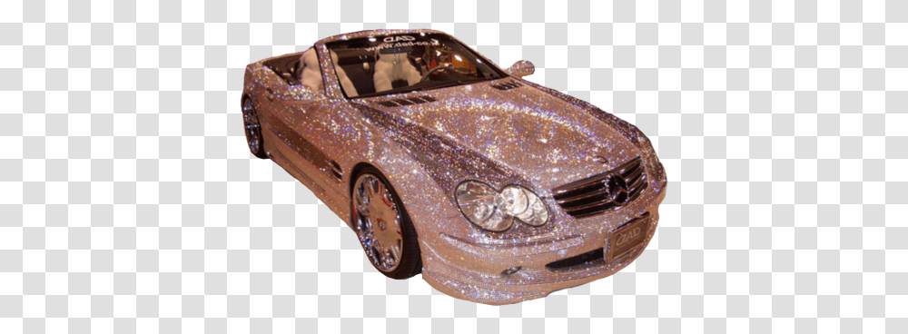 Download Glitter Kawaii Pink Car Sparkle Glitter Wrap For Car, Vehicle, Transportation, Automobile, Sports Car Transparent Png