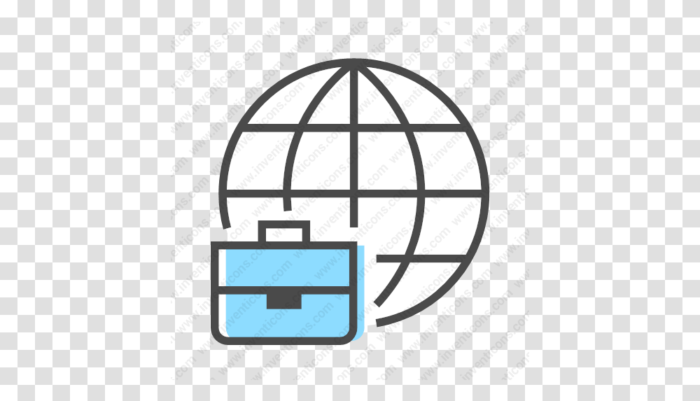 Download Global Business Vector Icon For Basketball, Text, Building Transparent Png