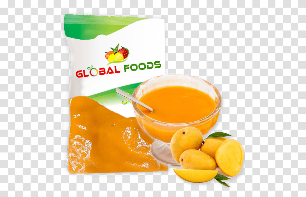 Download Global Foods Introduces Mango Food, Bowl, Plant, Meal, Fruit Transparent Png