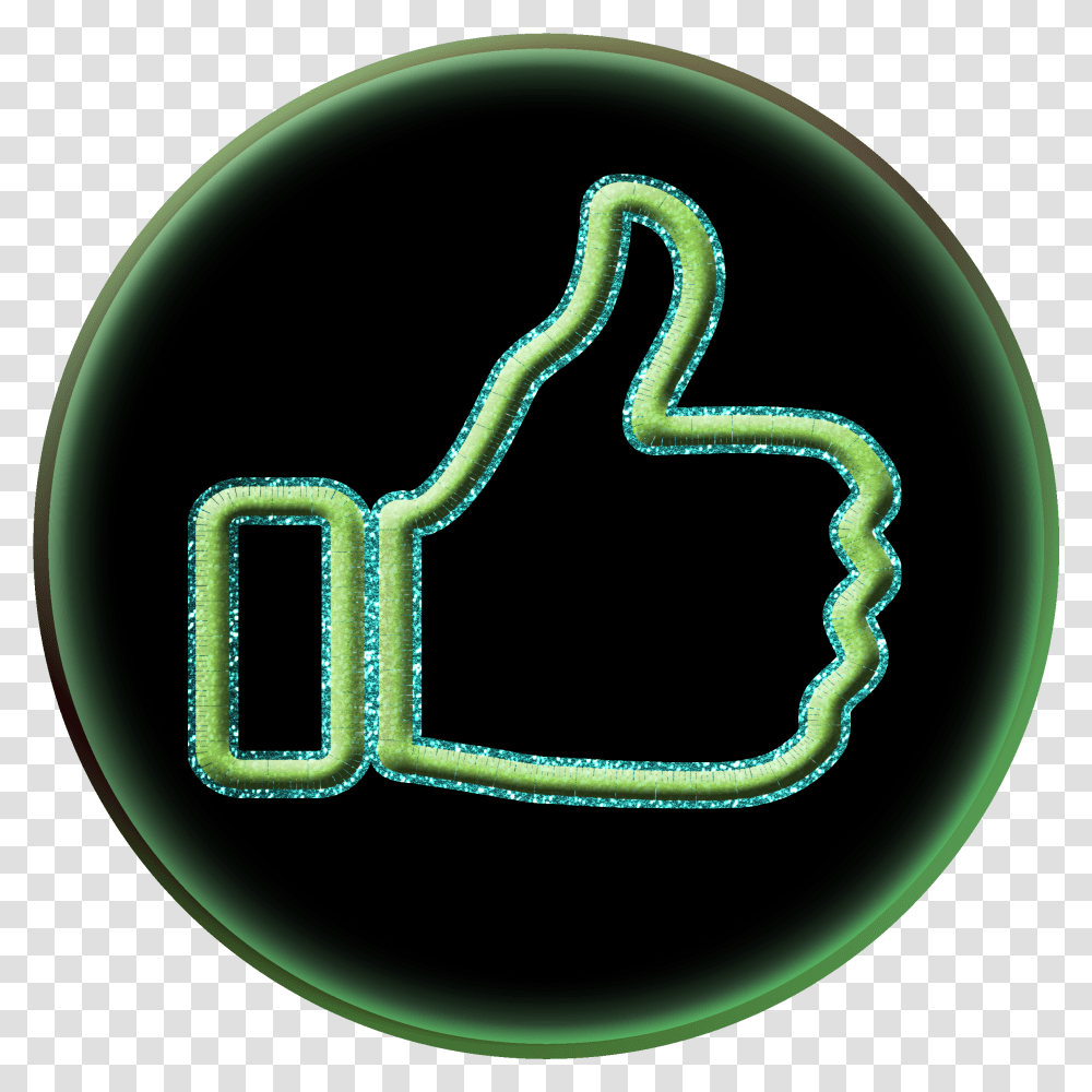 Download Glowing Like Button Stockxchng Full Size Sign Language, Locket, Accessories, Accessory, Neon Transparent Png