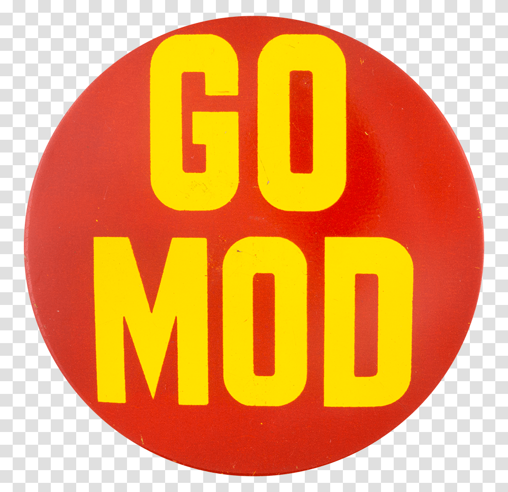 Download Go Mod Social Lubricators Button Museum 70s Circle, Logo, Symbol, Trademark, Word Transparent Png