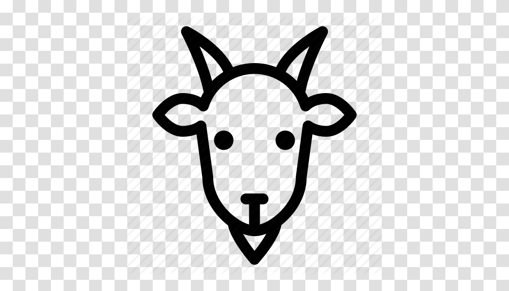 Download Goat Icon Clipart Sheep Boer Goat Clip Art Sheep, Piano, Leisure Activities, Musical Instrument, Stencil Transparent Png