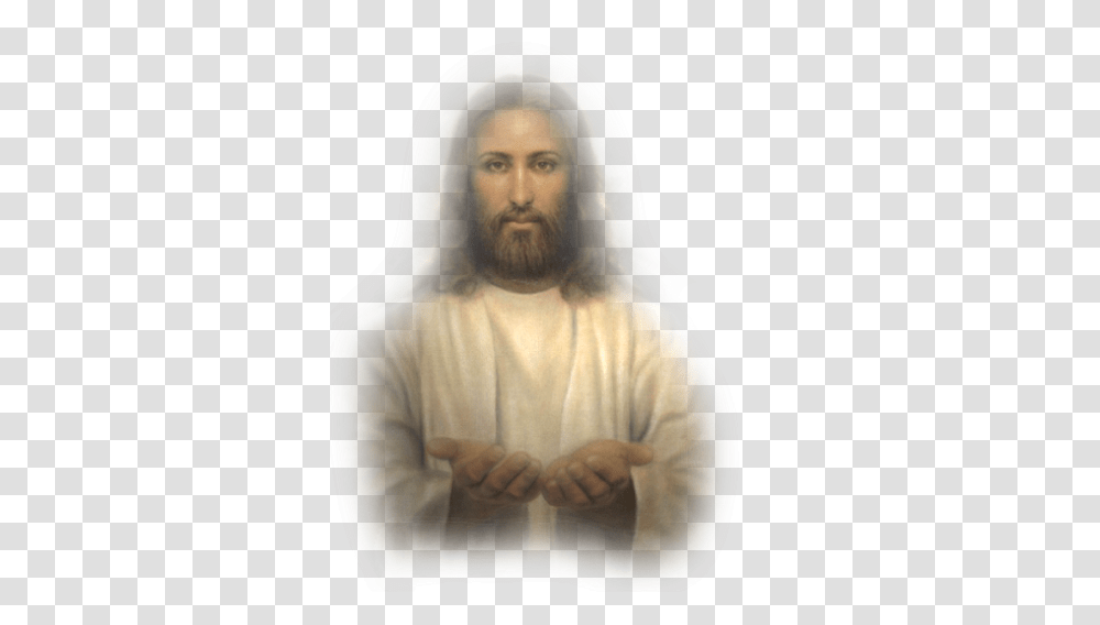 Download God Image Jesus, Person, Worship, Art, Face Transparent Png