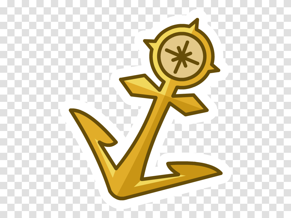 Download Gold Anchor Clipart Uokplrs Ancora Dourado, Hook Transparent Png