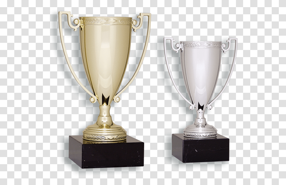 Download Gold And Silver Trophies Trophy, Lamp, Mixer, Appliance Transparent Png