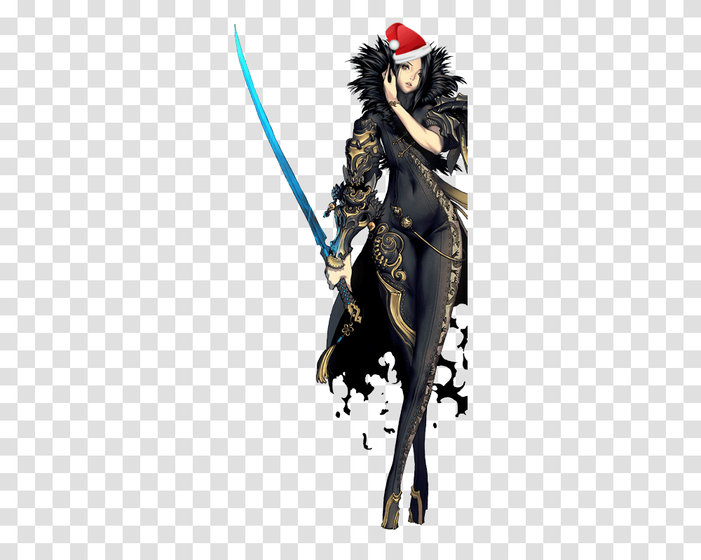 Download Gold Blade And Soul Master X Master Full Size Blade Soul, Person, Human, Costume, Knight Transparent Png