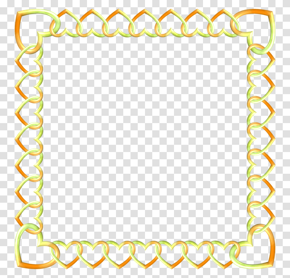 Download Gold Border Clipart Borders And Frames Clip, Chain, Coil, Spiral, Chain Mail Transparent Png