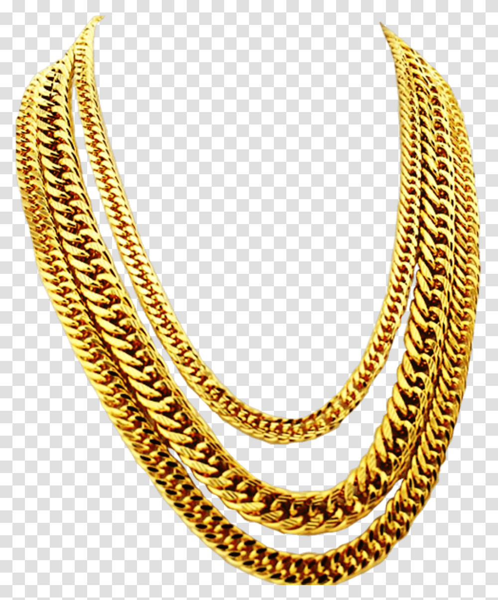 Download Gold Chain Hd Image Gold Chain Hd, Snake, Reptile, Animal, Necklace Transparent Png