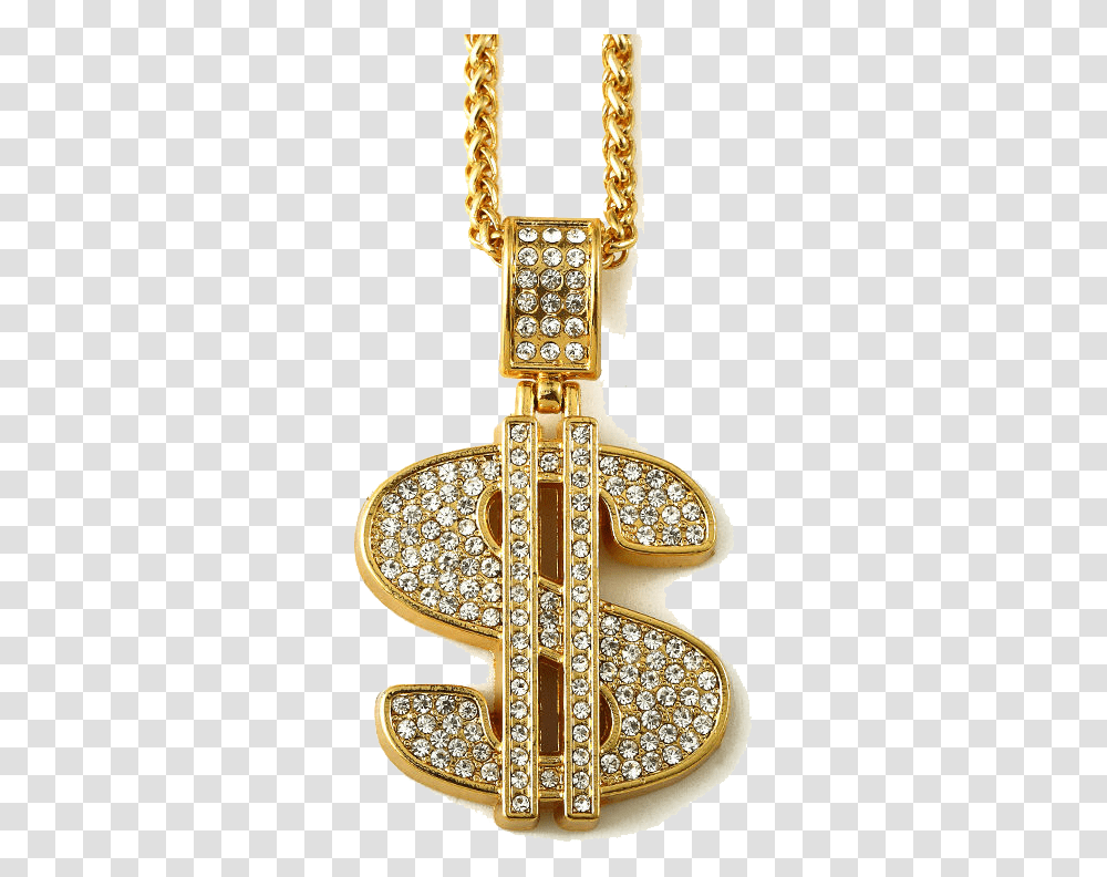 Download Gold Chains Images Golden Dollar Chain, Accessories, Accessory, Jewelry, Treasure Transparent Png