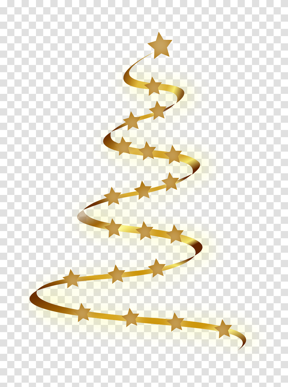 Download Gold Christmas Tree With Green Stars Christmas Tree Glitter Gold, Text, Number, Symbol, Alphabet Transparent Png