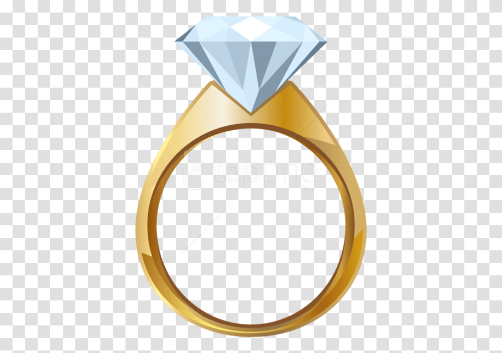 Download Gold Engagement Wedding Ring Clip Art, Logo, Trademark Transparent Png