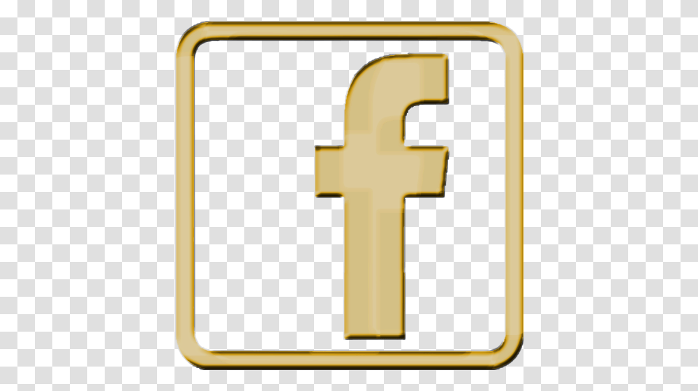 Download Gold Facebook Icon Clipart Computer Icons Facebook, Alphabet, Number Transparent Png