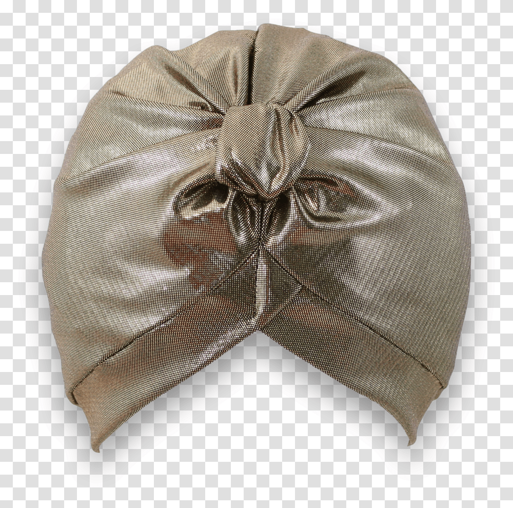 Download Gold Foil Shower Turban Mask Full Size Beanie Transparent Png