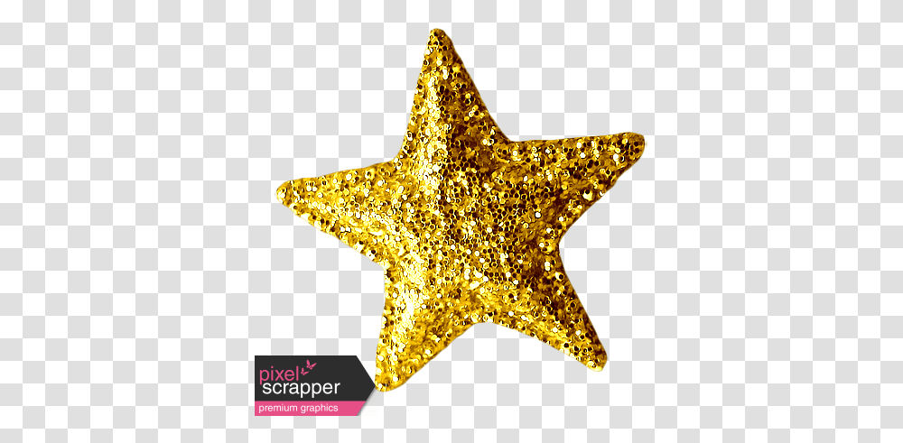 Download Gold Glitter Star Glitter Gold Star Background, Cross, Symbol, Star Symbol, Sea Life Transparent Png