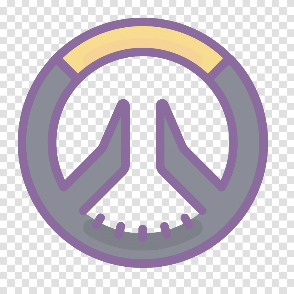 Download Gold Icon Overwatch Competitive Circle Full Logo Overwatch Icon, Symbol, Rug, Tape, Trademark Transparent Png