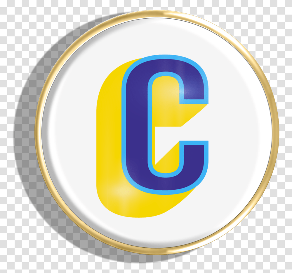 Download Gold Letter C Image With No Background Circle, Number, Symbol, Text, Logo Transparent Png
