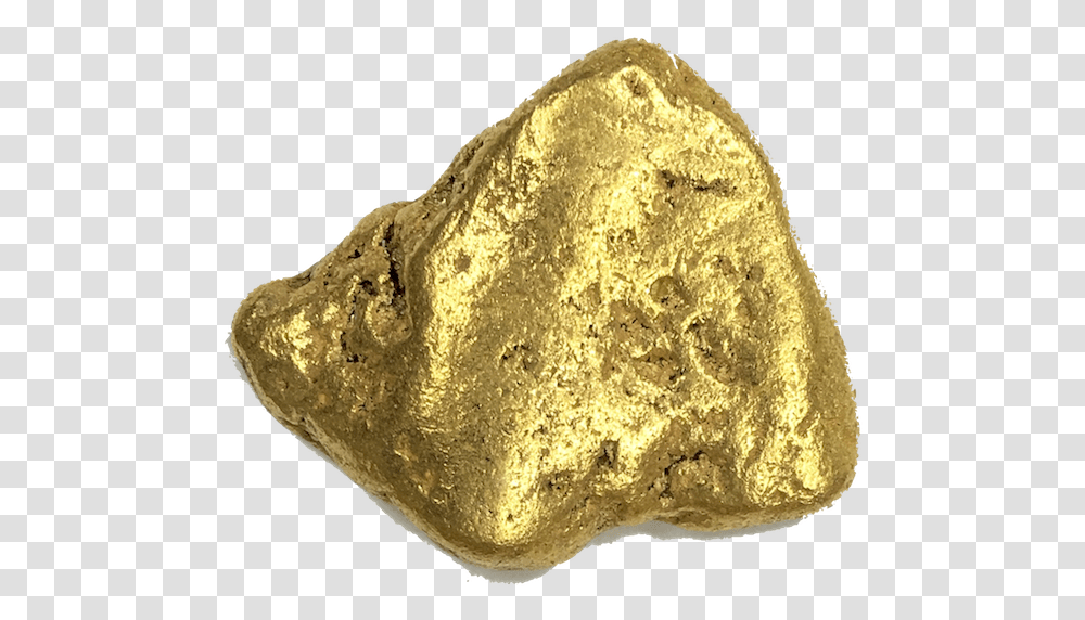 Download Gold Nugget Gold Nugget, Fungus, Mineral, Limestone Transparent Png