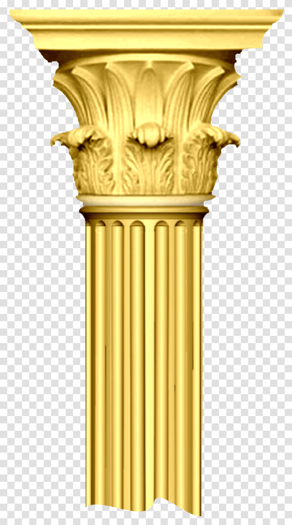 Download Gold Pillar Chapiteau Gold Pillar Clip Art, Architecture, Building, Column, Lighting Transparent Png