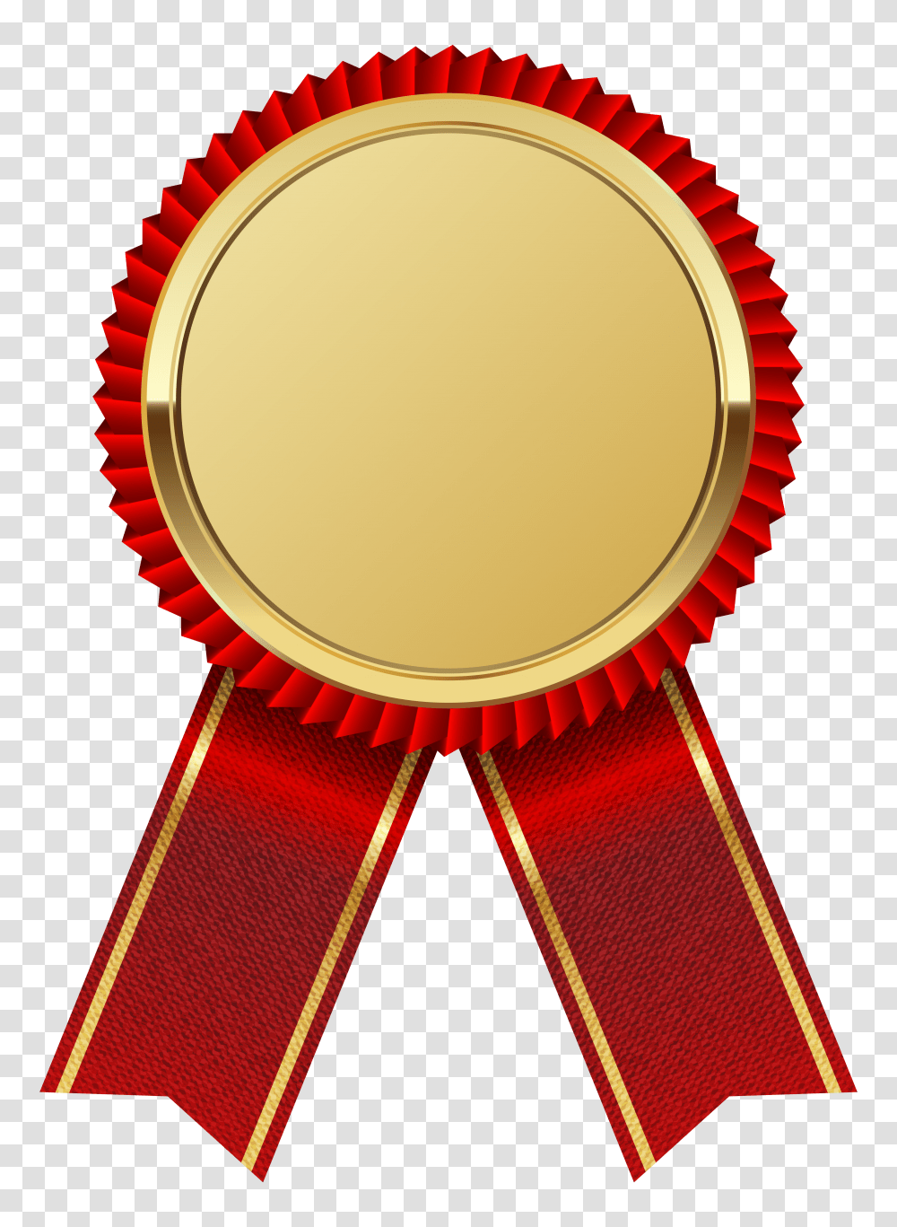 Download Gold Ribbon Image Ribbon Clipart Award, Logo, Symbol, Trademark, Gold Medal Transparent Png