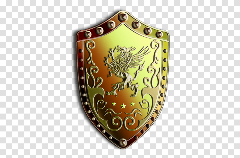 Download Gold Shield Shield, Armor, Mobile Phone, Electronics, Cell Phone Transparent Png